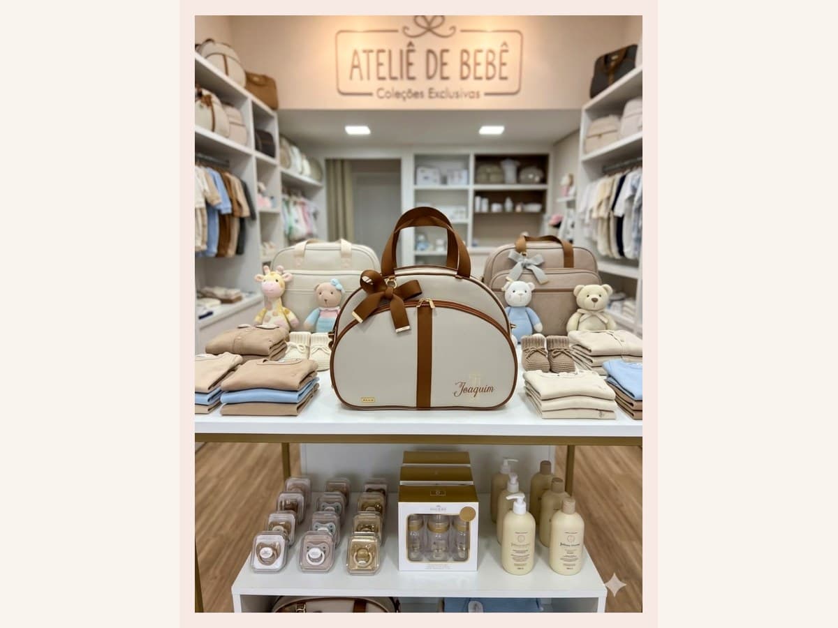 Bolsa Maternidade Grande personalizado do Atelie da Gi