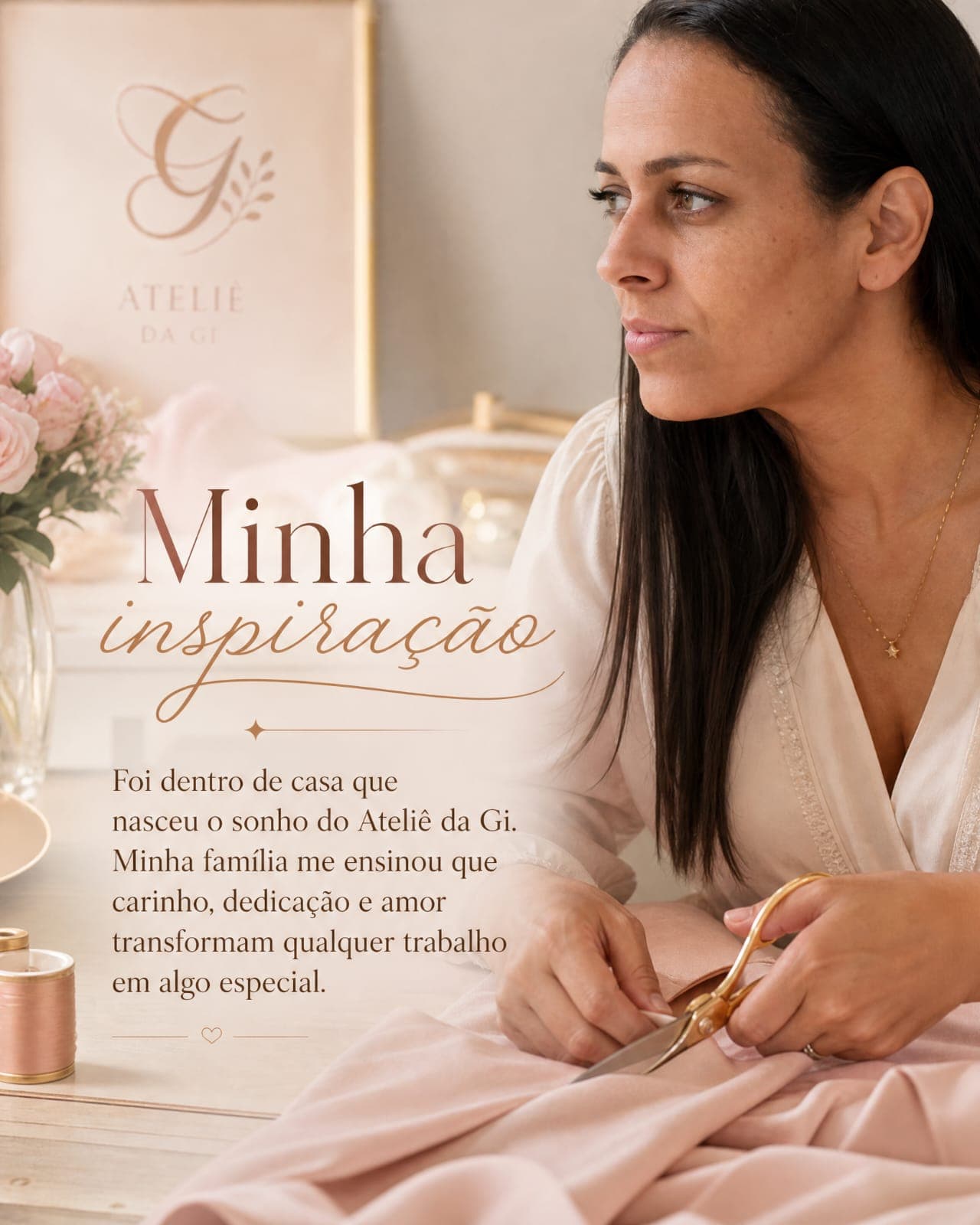 Gislaine Rodrigues, fundadora do Atelie da Gi
